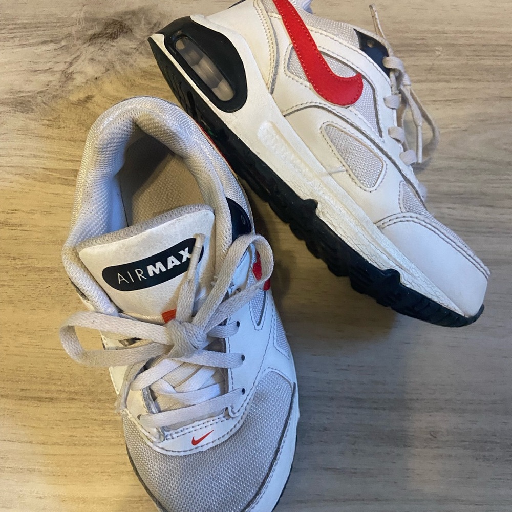 NIKE AIR MAX SCARPA IV0 White-Red Boy’s Sneakers